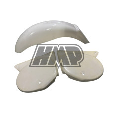 Kit plásticos MACAL cross competição / EC 50 minarelli p6 corsa corta / SACHS / guarda lamas trás e tampas laterais